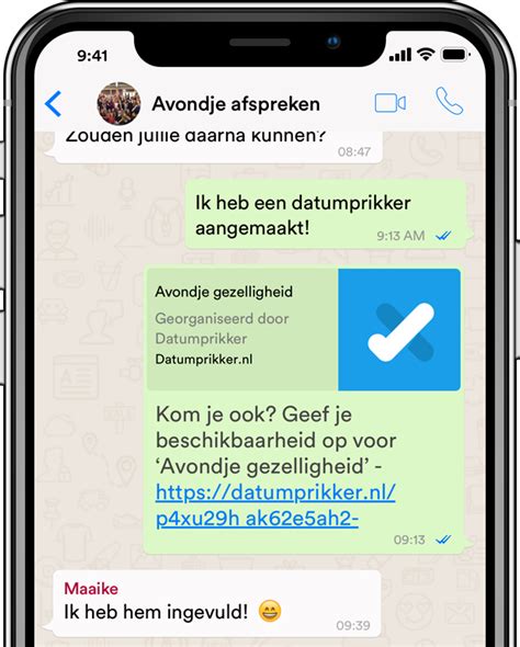 hoe datumprikker in whatsapp|Een datum prikken via WhatsApp, zo doe je dat heel eenvoudig